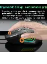 FOREV FV-X7 3200dpi Wired Mechanical Gaming RGB Lighted Mouse