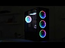 2B (PW017) Ecstasy Gaming Mid Tower Case with full Black Coating