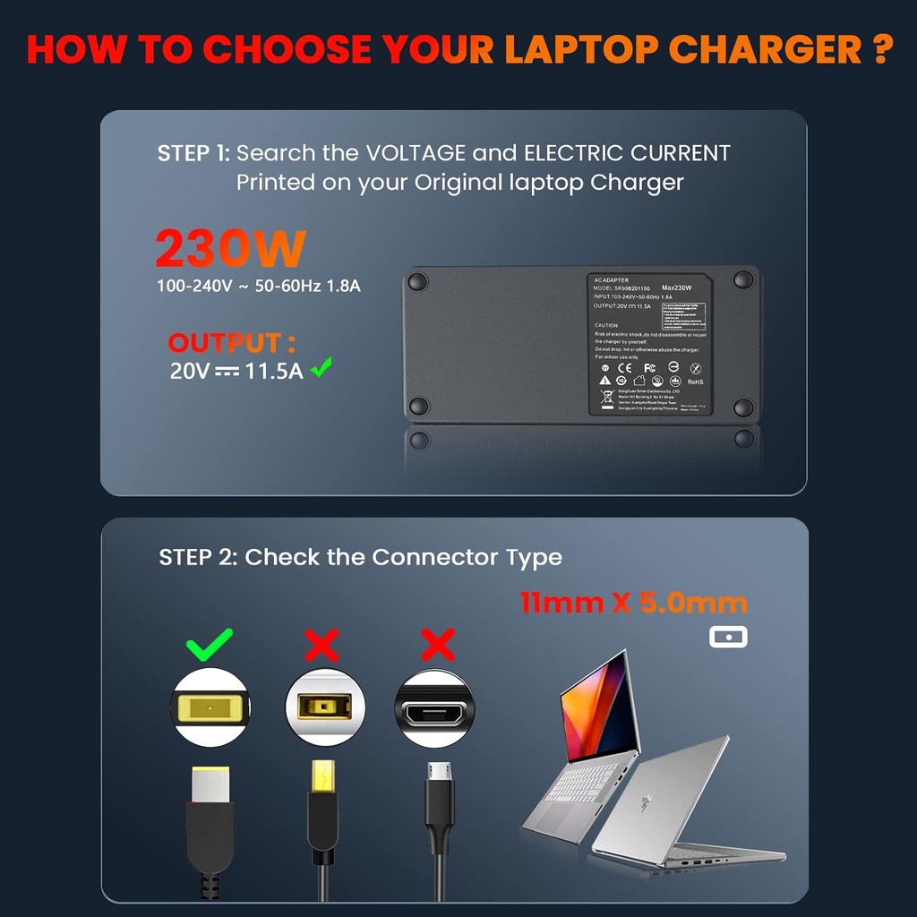  LENOVO 20V 230A CHARGER