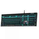 Aula F2088 Full Mechanical Gaming Keyboard with Rainbow Backlit LED - BLACK Switches, Arabic/English 