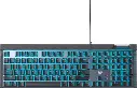 AULA F3030 Gaming Keyboard – EN Full Mechanical Wired Gaming Keyboard with Metal panel – ORANGE Switch – Green backlight – Full Anti-Ghosting – Multimedia Knob – With software | Black/Silver