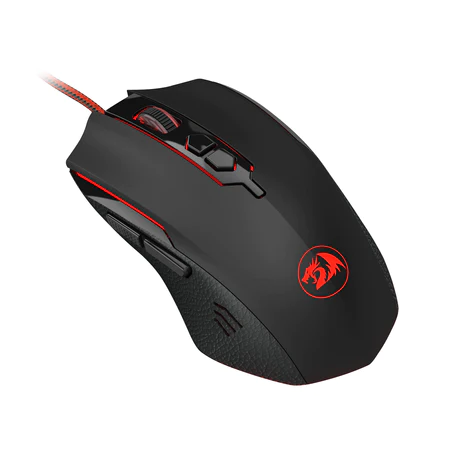 REDRAGON M691 MIST Wireless Gaming Mouse - 4,800 DPI Optical Sensor - Ergonomic Design with Thumb Rest - 3 Side Buttons - Rapid Fire Button