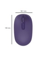 Microsoft Mouse Wireless Mobile 1850 - U7Z-00044 - Purple MO479