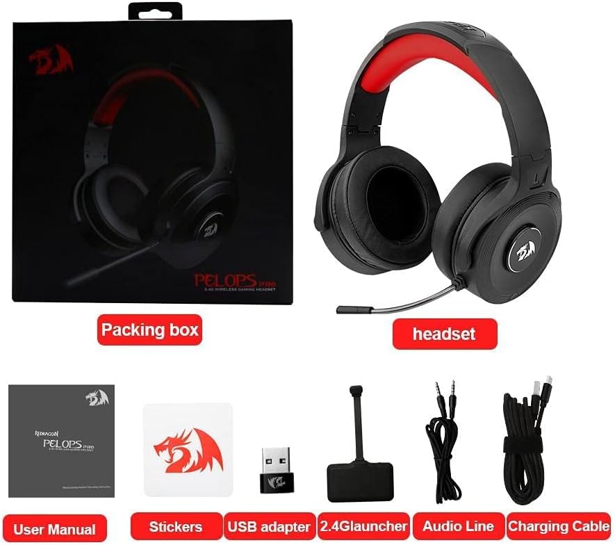 Redragon H601 Talos Gaming Headset - 7.1 Surround Sound (نسخة)