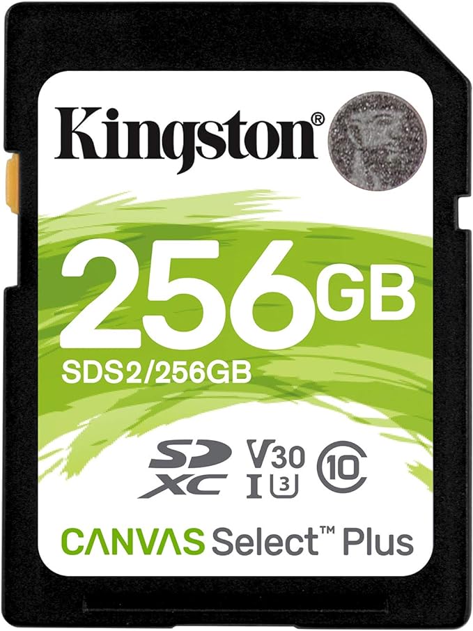 Kingston SDS2/256GB Canvas Select Plus SD Card Class 10 UHS-I