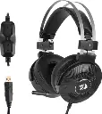 Redragon H710 Helios Wired Gaming Headset - 7.1 Surround Sound - Memory Foam Ear Pads - 50MM Drivers - Detachable Microphone - Multi Platform Headphone - Works with PC/PS4/Switch