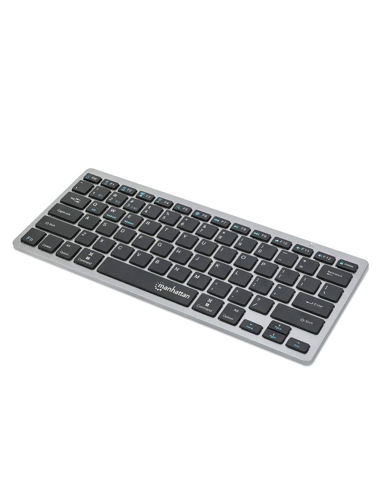 Manhattan kb03b KB03W Ultra Slim Dual-Mode Wireless Keyboard Dark Gray / Black