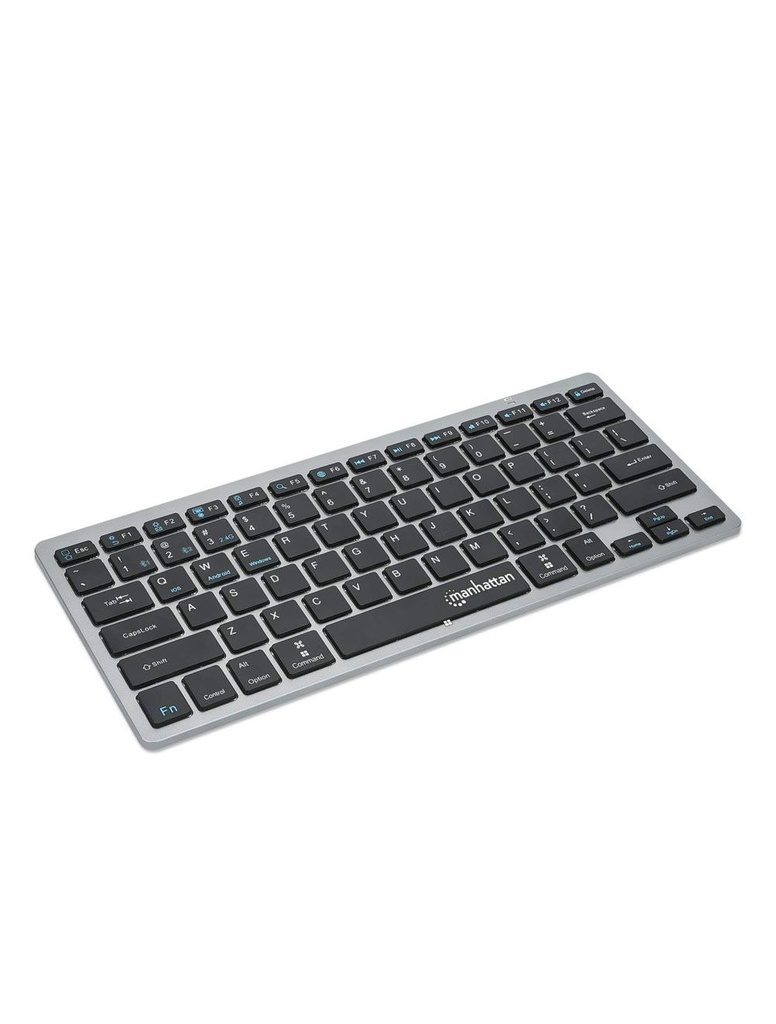 Manhattan kb03b KB03W Ultra Slim Dual-Mode Wireless Keyboard Dark Gray / Black