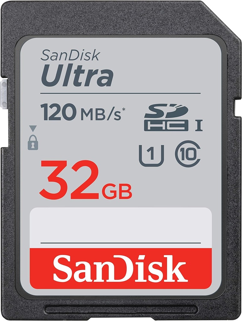 SanDisk 32GB Ultra SDHC UHS-I Memory Card (100 MB/s)