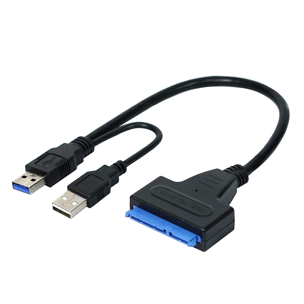 USB 3.0/2.0 Male to SATA Male Cable Hard Disk Drive Convert Adapter Support 4TB