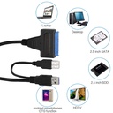 USB 3.0/2.0 Male to SATA Male Cable Hard Disk Drive Convert Adapter Support 4TB