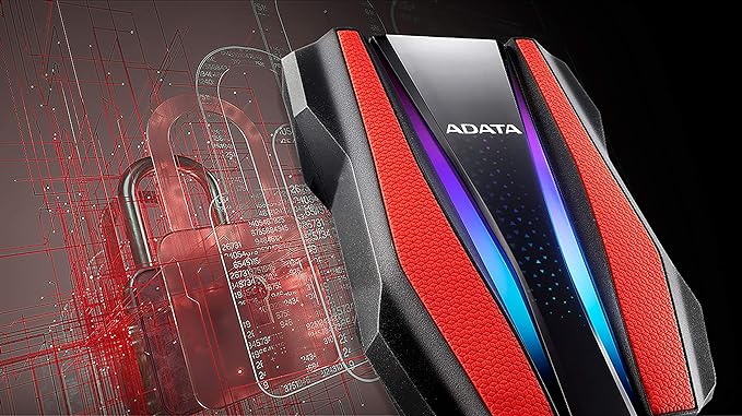 ADATA HD770G 1TB External HDD Red