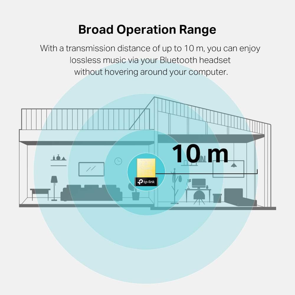 TP-Link UB400 USB Bluetooth Adapter for PC, 4.0