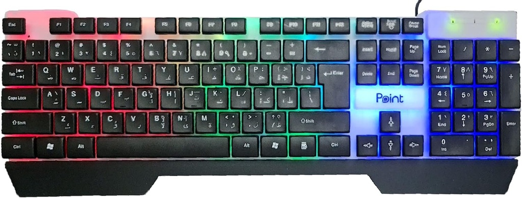 POINT PT-775 LIGHTING PRO GAMER USB GAMING KEYBOARD