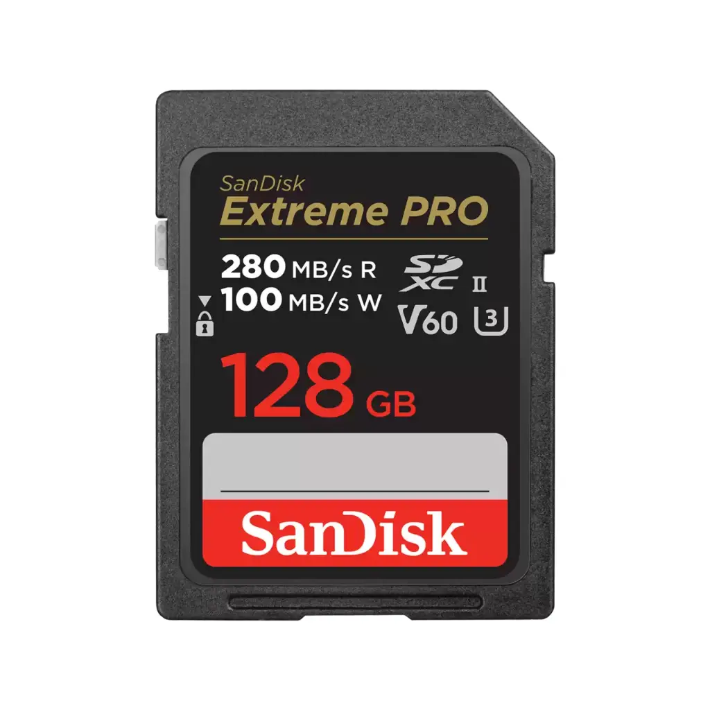 SanDisk Extreme Pro 128GB SDXC UHS-I Card 200mb/s