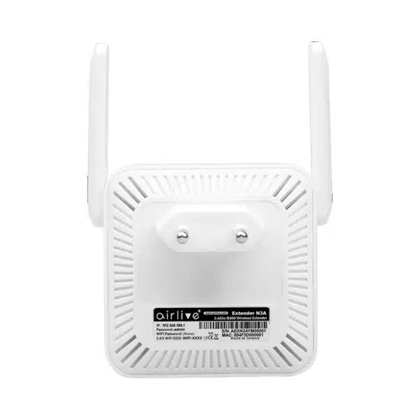 airlive N3A Wireless Range Extender with External Antenna