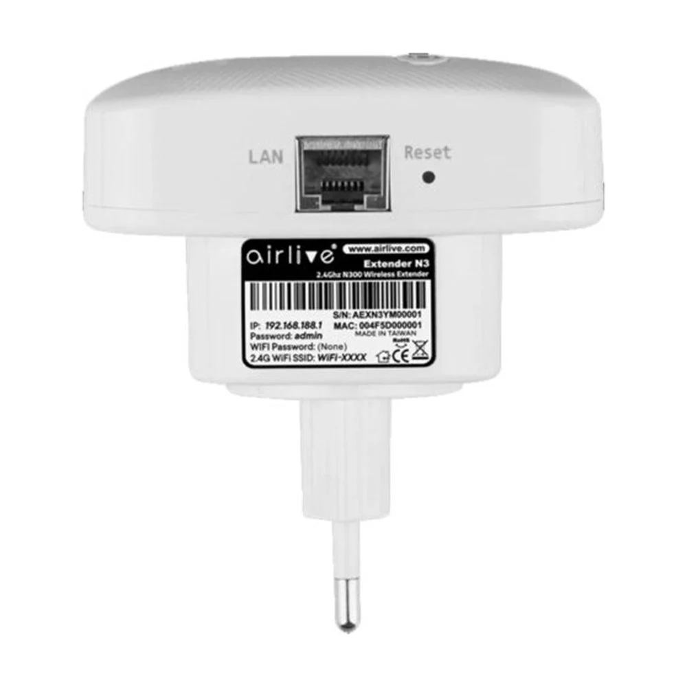 airlive N3A Wireless Range Extender with External Antenna