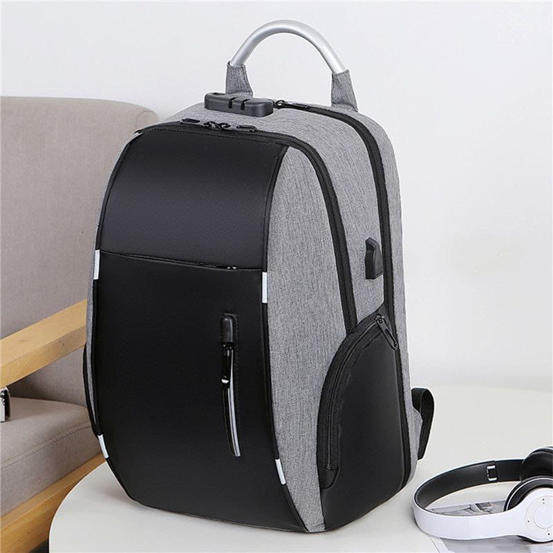  Hong Kong Backpack 15.6 Black A5506 LOCK GRAY