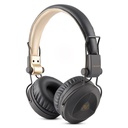 L'AVVENTO (HP236) Bluetooth 5.0 Headphone With Mic Turbo Bass Mode - Gray*Gold inner