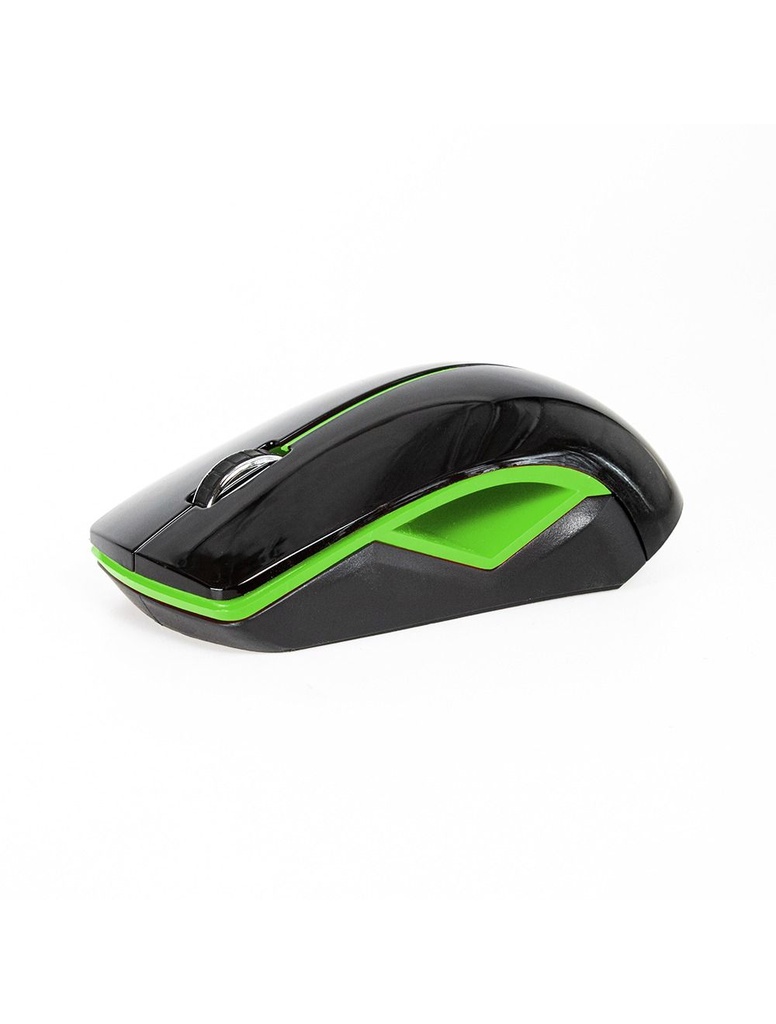 2B (MO33N) 2.4G Wireless Mouse - Green With Black Cover