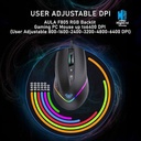 Aula F805 Programmable USB Gaming Mouse With Rainbow Backlight For PC
