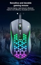 AULA S11 Gaming Mouse Honeycomb Design RGB Multi Light Precision Sensor 3600dpi