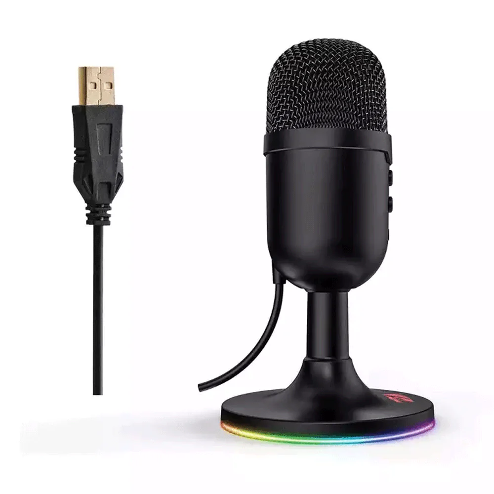 Redragon Fenris GM301 Streaming Condenser Wired RGB Gaming Microphone