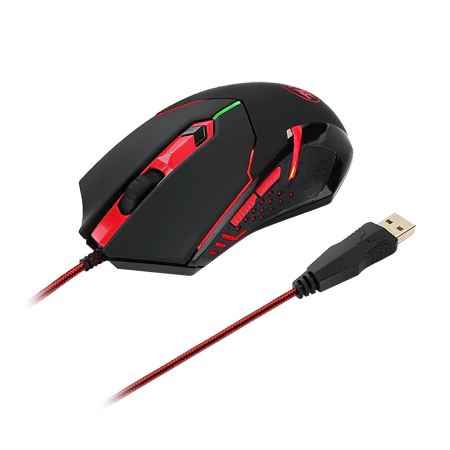 REDRAGON M691 MIST Wireless Gaming Mouse - 4,800 DPI Optical Sensor - Ergonomic Design with Thumb Rest - 3 Side Buttons - Rapid Fire Button