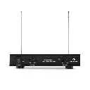 Auna VHF Wireless Microphone Set 2-Channel Black - 2x Hand Microphone 