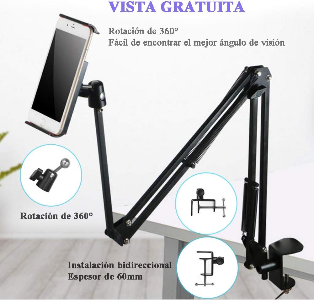 B9  Phone And Tablet Universal Bracket Multifunctional Telescopic Support Stand