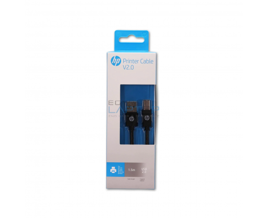 HP Kabel USB a (Stecker) > USB B (Stecker), Schwarz, 1,5 Meter