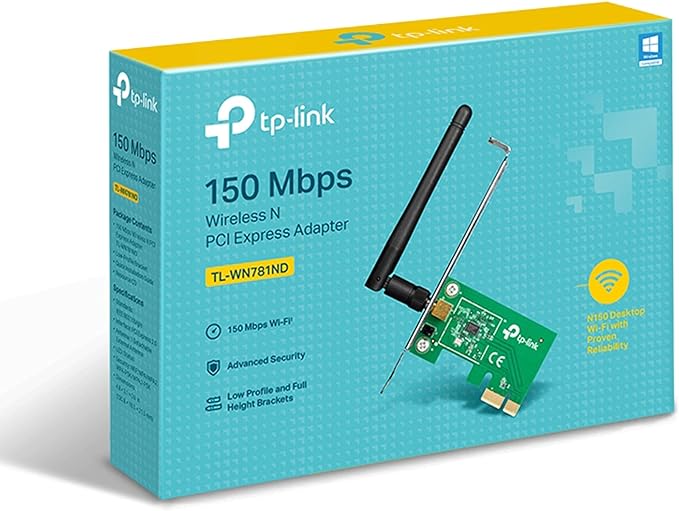 Adaptador Placa Pci Express Wireless 150 Mbps TP-Link