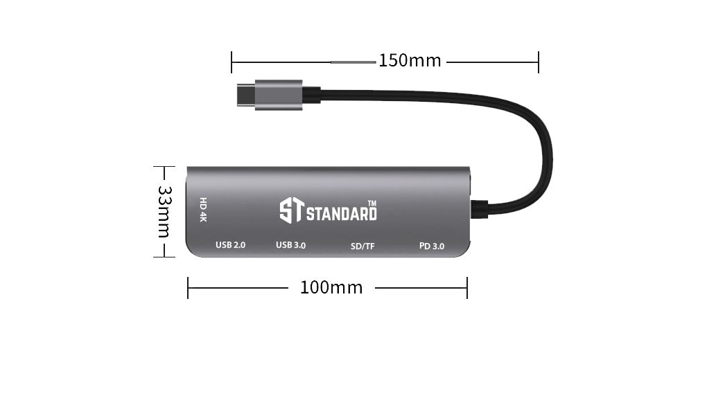  HUB Docking Station ST-95116D (6 in 1)