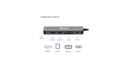  HUB Docking Station ST-95116D (6 in 1)