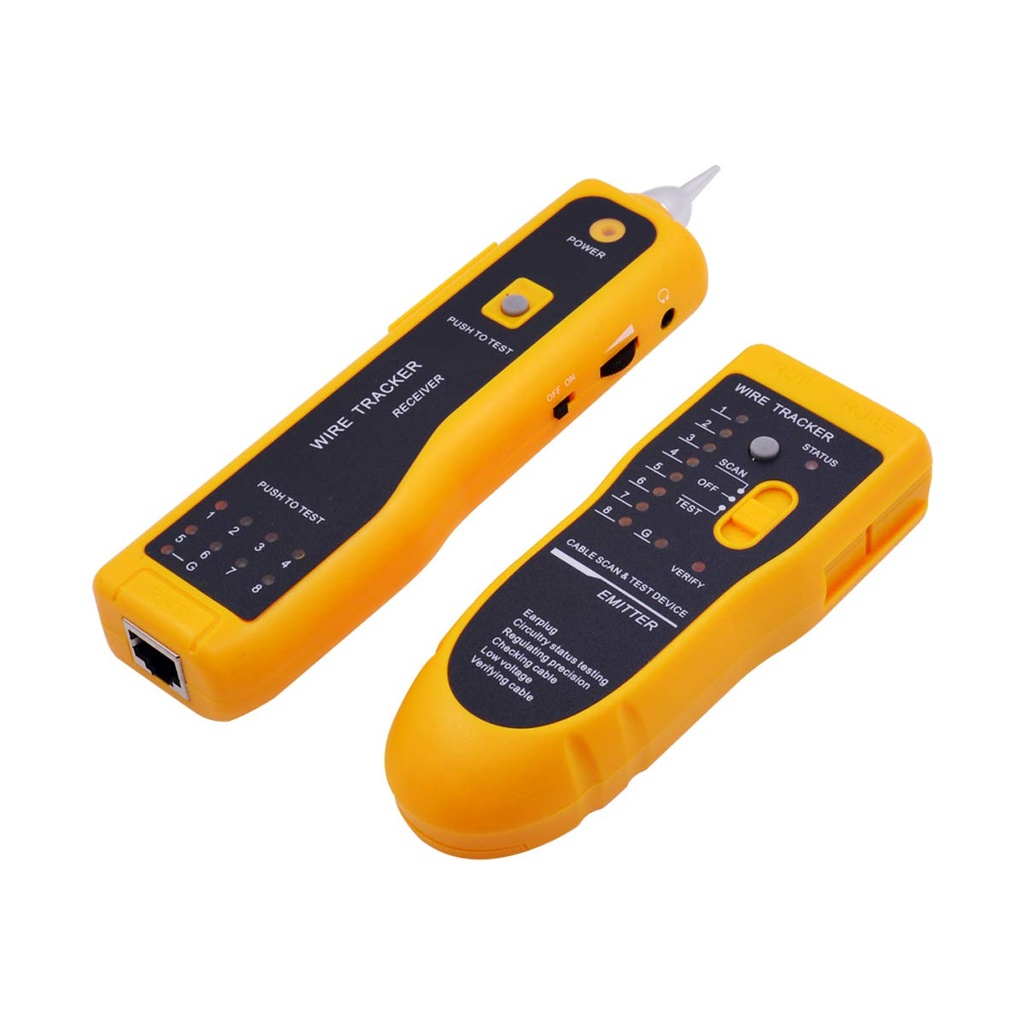 HT-718 RJ45 Crimping Tool Pass Through Kit Ethernet Crimper Cat5 Cat5e Cat6 Crimping Tool for RJ11/12 6P/8P 