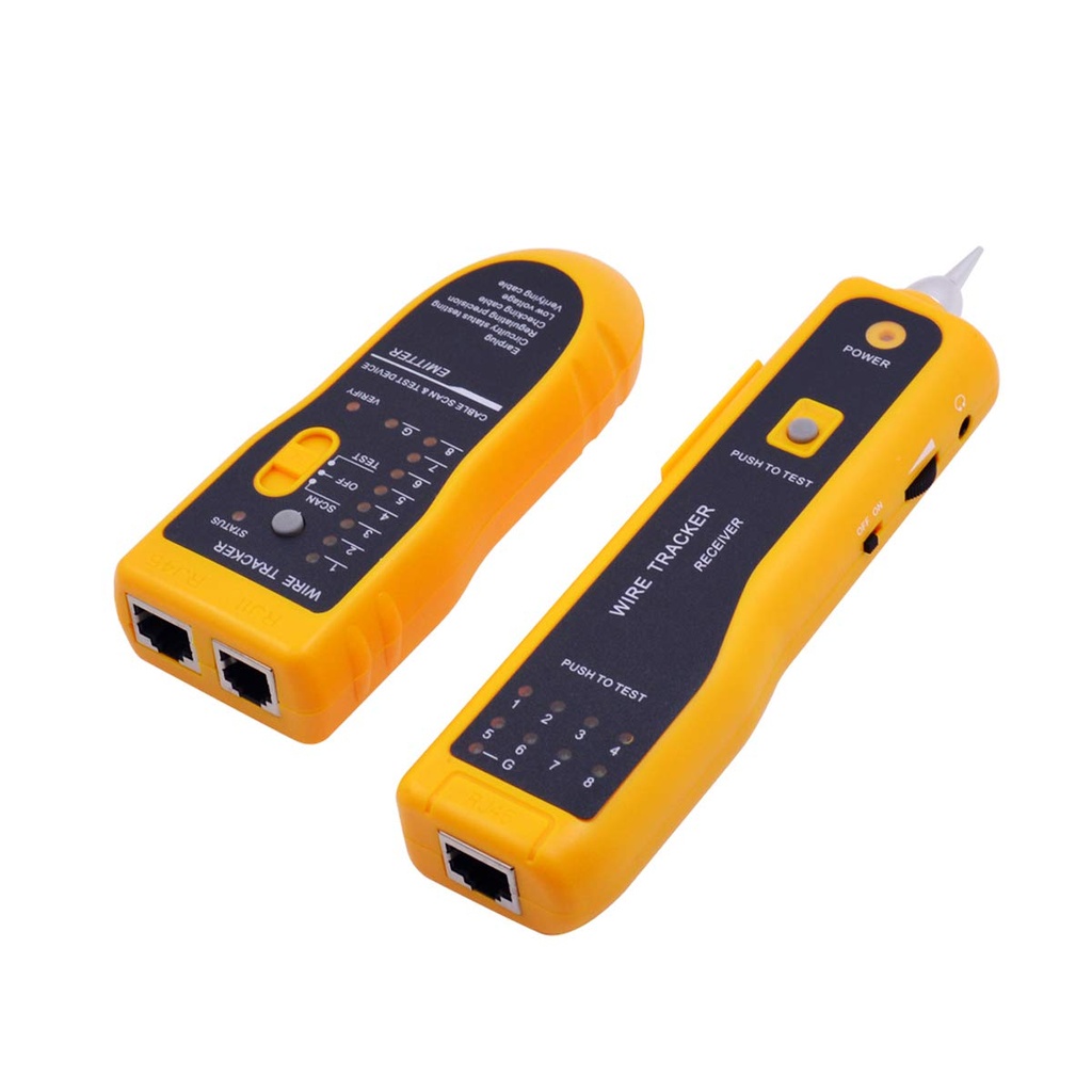 Wire Tracker RJ11 RJ45 Cable Tester Line Finder Ethernet LAN Network Cable Tester Multifunction Toner Tracer Tester AR-868 (RTT-LNT-0115) Digital Multimeter