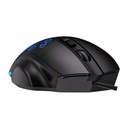 Aula F812 Wired Gaming Mouse, Macro - Hexagonal Computer Mice with RGB Backlit |7 Customized Marco Keys with Light Effect, Adjustable 4800 DPI Optical Sensor (Black)