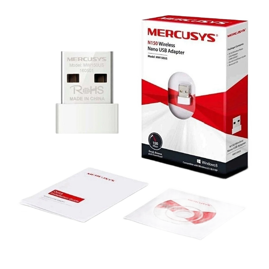 Mercusys N150 Wireless Nano USB Adapter (MW150US)