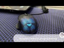 Aula F812 Wired Gaming Mouse, Macro - Hexagonal Computer Mice with RGB Backlit |7 Customized Marco Keys with Light Effect, Adjustable 4800 DPI Optical Sensor (Black)