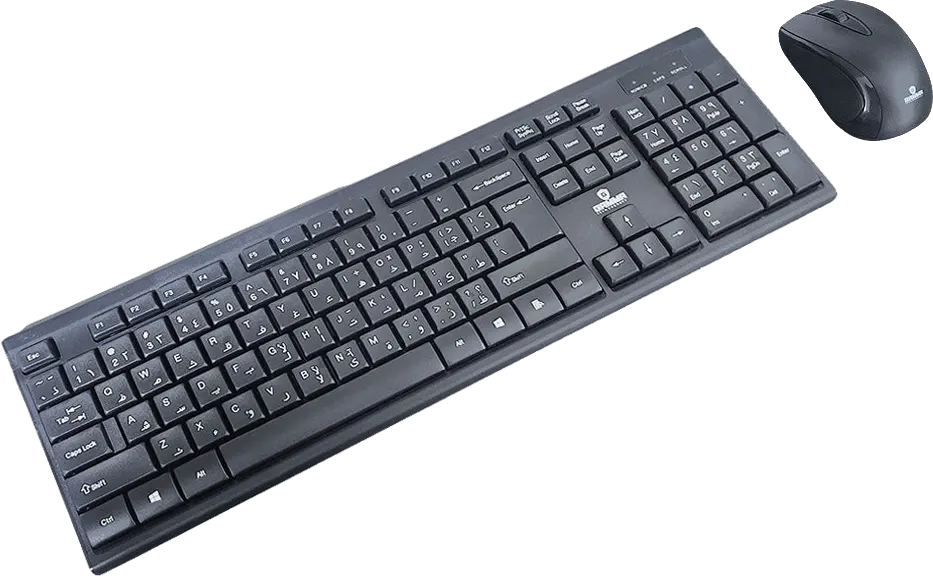  K-515 ARABIC ENGLISH&GAMMA 2.4G WIELESS KEYBOARD AND MOUSE