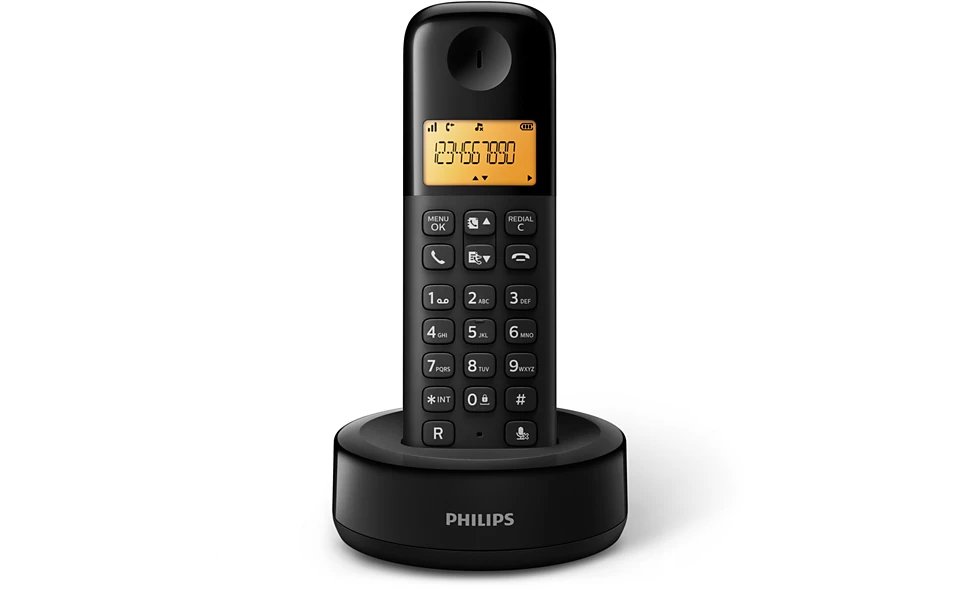 philips Cordless Phone D1601B/63 - Black