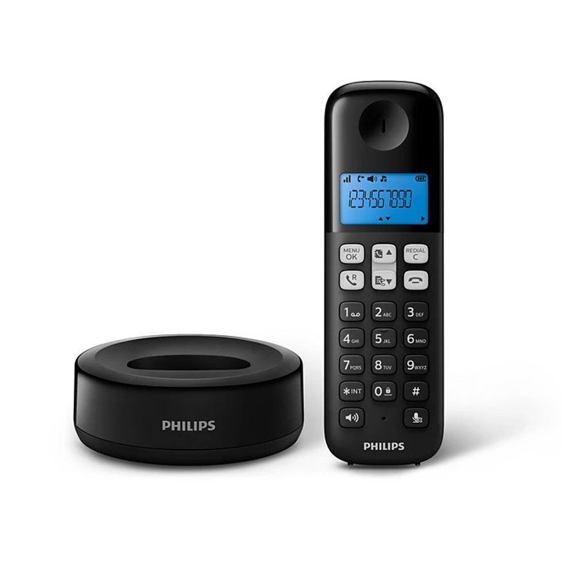 philips Cordless Phone D1601B/63 - Black