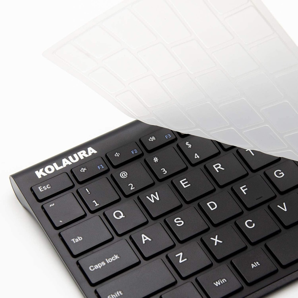 Kolaura Ultra Thin Rechargeable Wireless Keyboard BLACK kl02