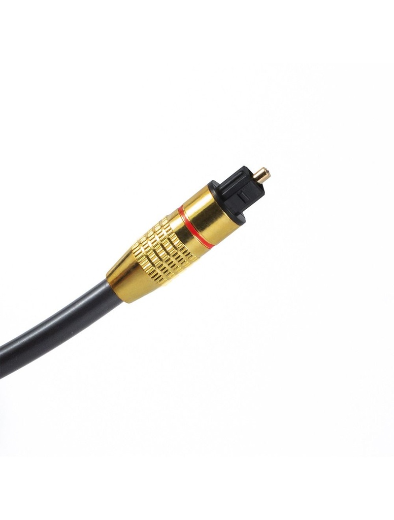 2B (DC557) - Toslink Fiber Optical Cable for Sound - 1.5M - Black