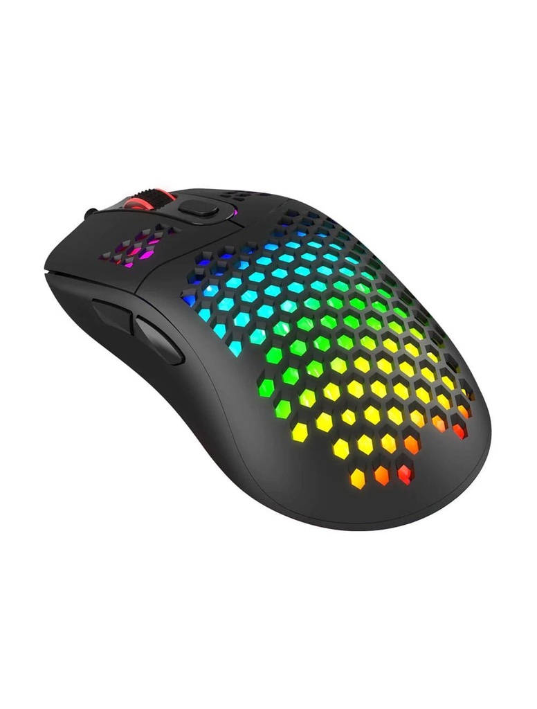 MO437 Marvo Gaming Mouse M399 76g Ultra-Light Honeycomb 6400 DPI Optical - Black