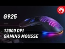 MO527 Marvo Gaming Mouse G925 With Honeycomb Shell High Precision 12,000 DPI Optical Sensor With 11 Different Lighting Modes - Black