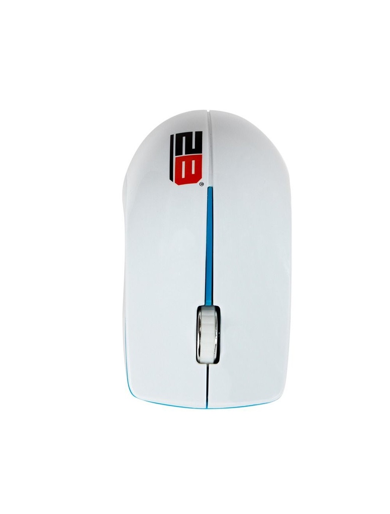 2B (MO33W) 2.4G Wireless Mouse - Blue With White Cover