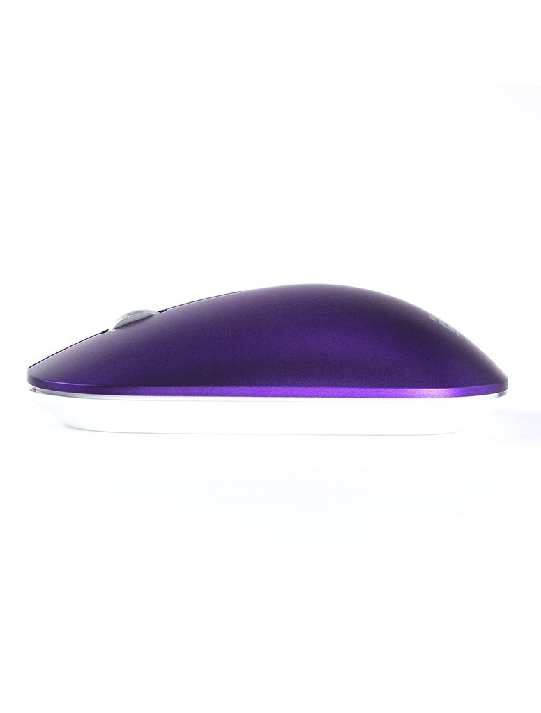 2B (MO877) 2.4GHz Slim Wireless Optical Mouse with Blue Light - Purple