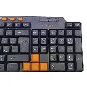 E-train (KB012) MultiMedia Compact Keyboard 104-Key