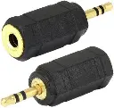 Keendex AUX 3.5 mm To AUX 2.5 mm Audio Connector, Black Gold - KX-1994